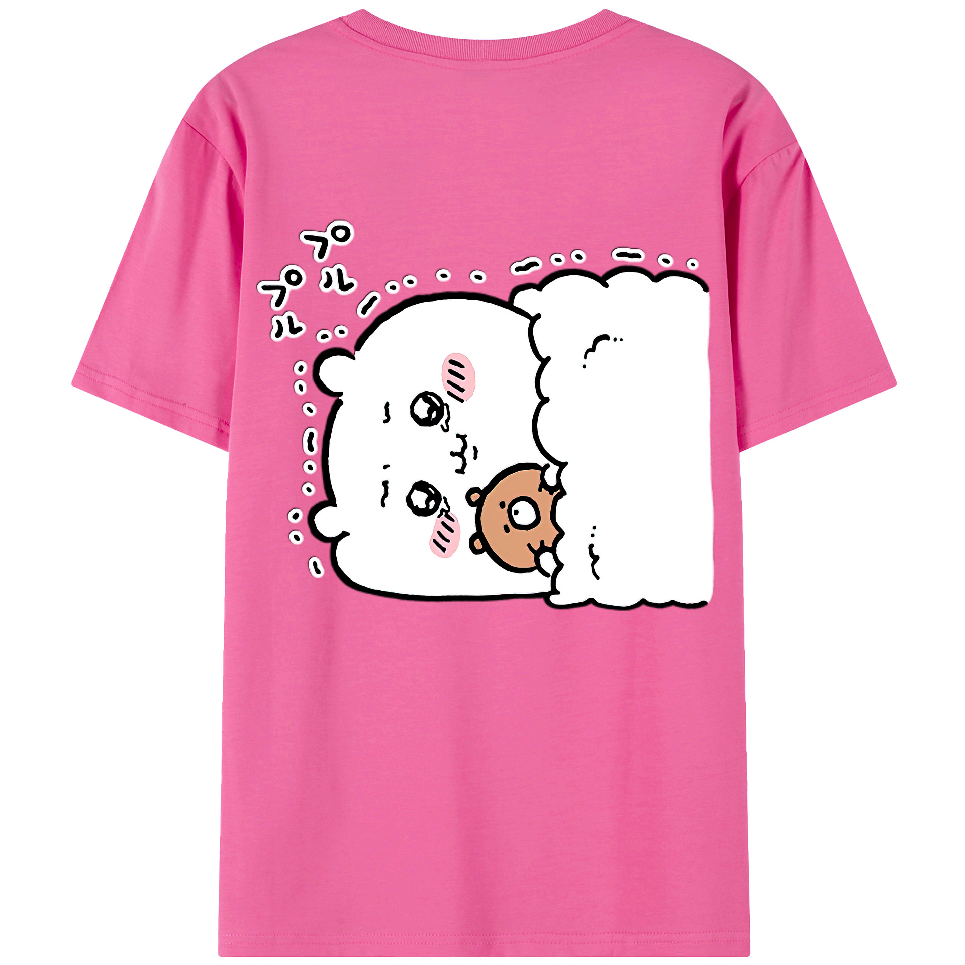 （画像用） ちいかわ ちいかわ Chii-kawa chiikawa レディース半袖Tシャツ(バックプリント)
